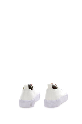 Niedrige Vesuvio-Sneaker mit weißem Baumwollgürtel