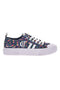 Sneakers Blu Floreale Cotton Belt Vesuvio Fantasy
