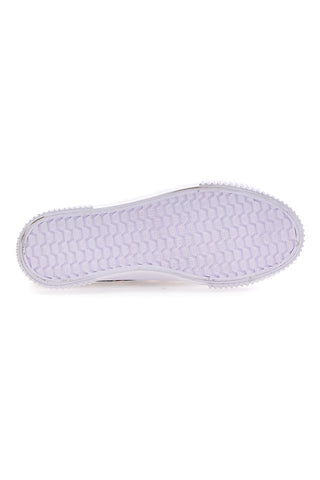 Sneakers Blu Floreale Cotton Belt Vesuvio Fantasy