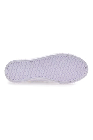 Sneakers Bianche Fiori Cotton Blet Vesuvio Fantasy