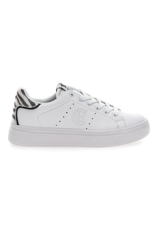 Sneakers Bianche Cotton Belt jaguar Animal Mirror