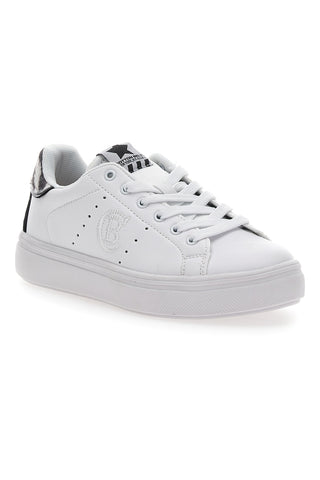 Sneakers Bianche Cotton Belt jaguar Animal Mirror