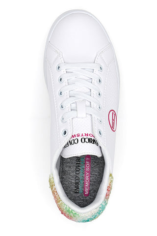 Sneakers Bianche Coveri Ulama Pailettes