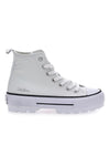 Sneakers flatform Rifle Cooper Cvs Mid Bianche