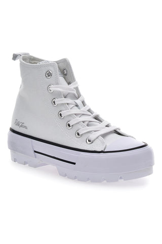 Sneakers flatform Rifle Cooper Cvs Mid Bianche