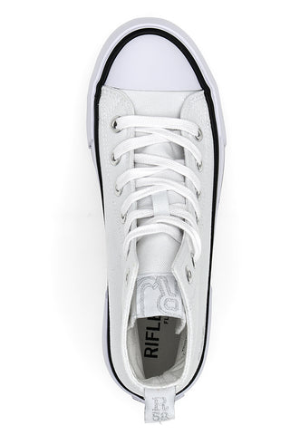 Sneakers flatform Rifle Cooper Cvs Mid Bianche