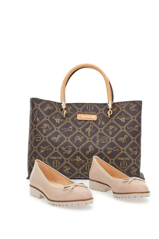 Beige Ballerinas Pittarello Glam 6919