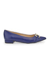 Ballerine Basse a Punta Pittarello 103002 Blu