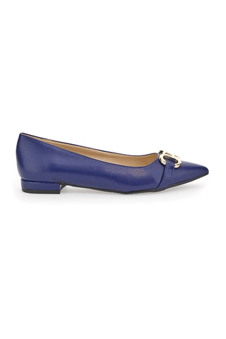 Flache spitze Ballerinas Pittarello 103002 Blau