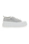 Sneakers Flatform 268603 Bianche con Strass