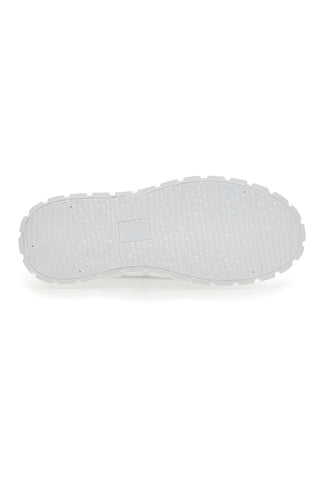 Sneakers Flatform 268603 Nere con Strass