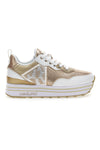 Sneakers Flatform Oro Sara Lopez 036