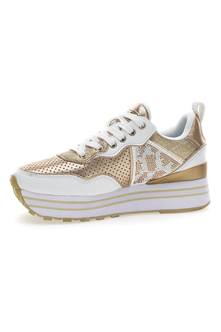 Sneakers Flatform Oro Sara Lopez 036