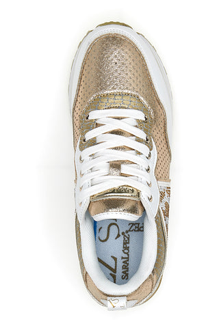Sneakers Flatform Oro Sara Lopez 036