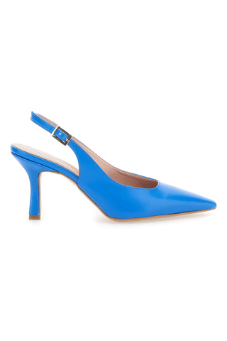 Slingback Pittarello 0018 Bluette mit mittlerem Absatz