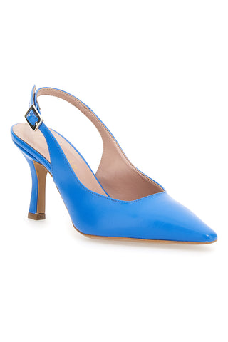 Slingback Pittarello 0018 Bluette mit mittlerem Absatz