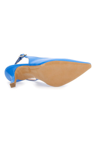 Slingback Pittarello 0018 Bluette mit mittlerem Absatz