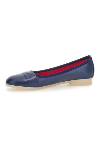 Niedrige blaue Rock'n Doll 20 Ballerinas