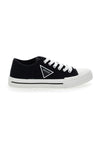 Niedrige Canvas-Sneaker Grazie 3582 Schwarz