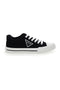 Grazie 3581 Schwarze perforierte Canvas-Sneaker