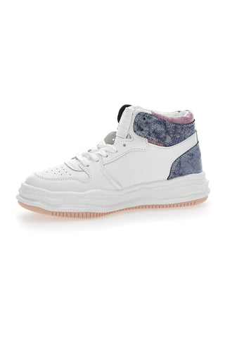 High-Top-Sneaker Grazie 3150 Weiß Blau Rot