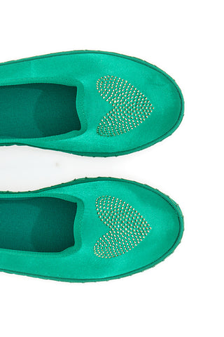 Friulane Verdi con strass Pushy Wamp 210862