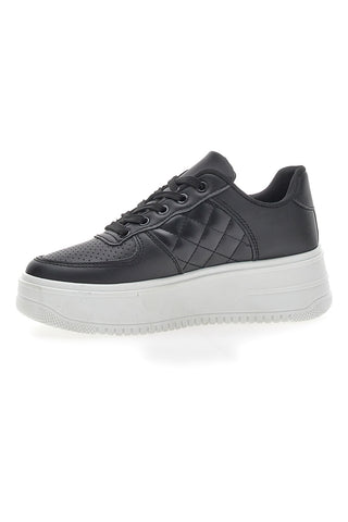 Pushy Wamp 3389 Schwarze Flatform-Sneaker