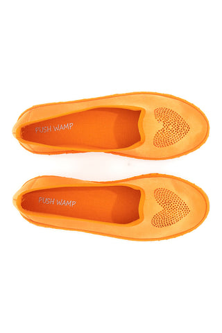 Orange Friulane mit Strasssteinen Pushy Wamp 210862