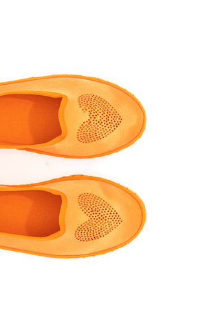 Orange Friulane mit Strasssteinen Pushy Wamp 210862