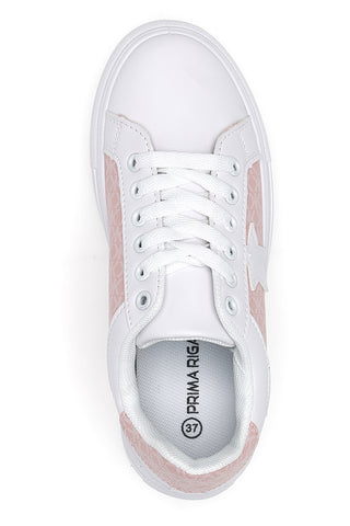 Prima Riga Sneakers 50821 Weiß und Rosa