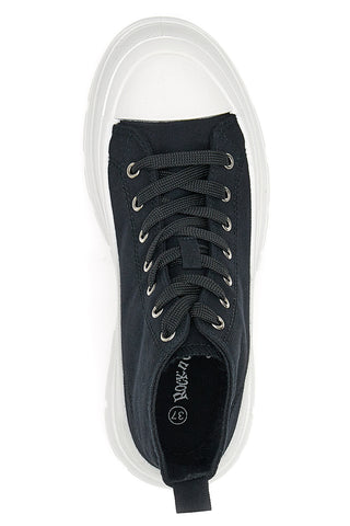 Rock'N Doll 587 Schwarze hohe Sneakers