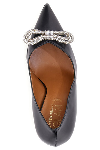 Dekolleté mit Schleife Schwarz Pittarello Glam 31711