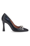 Pittarello 5991 Schwarze Pumps mit Schleife