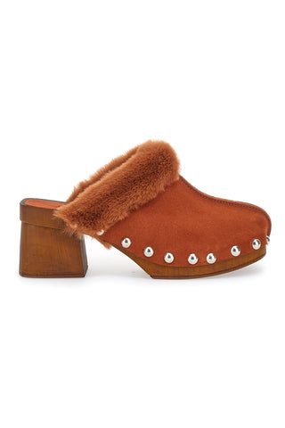 Clogs Clogs aus EcoFur Pittarello Must Have 15301 Cognac