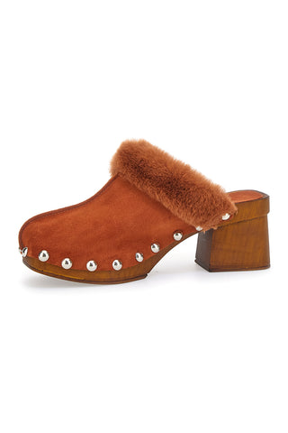 Clogs Clogs aus EcoFur Pittarello Must Have 15301 Cognac