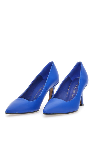 Décolleté con tacco a Rocchetto Pittarello Couture 125 Blu