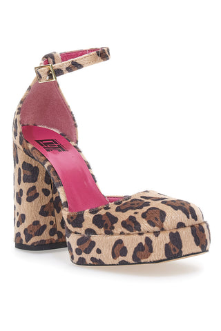 Pittarello Elite 82803 Leopard-Plattform-Dekolleté