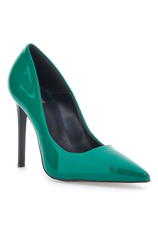 Décolleté a Punta Pittarello Elite 193 Green in vernice