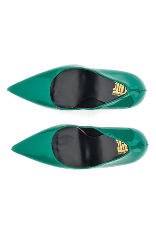 Décolleté a Punta Pittarello Elite 193 Green in vernice