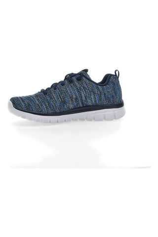 Sneakers Skechers Twisted Fortune Blu