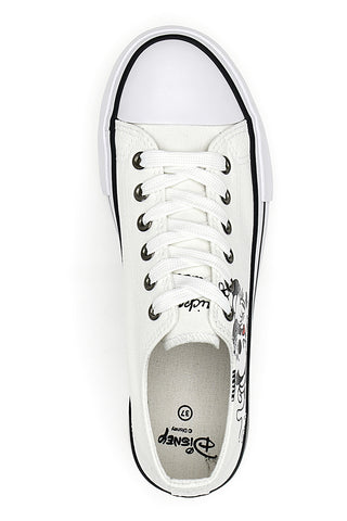 Sneakers con Flatform Disney 2010102 Bianche