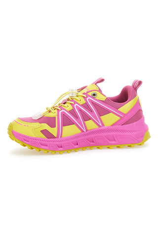 Trekking-Sneaker Solo Soprani 312404 Rosa und Gelb