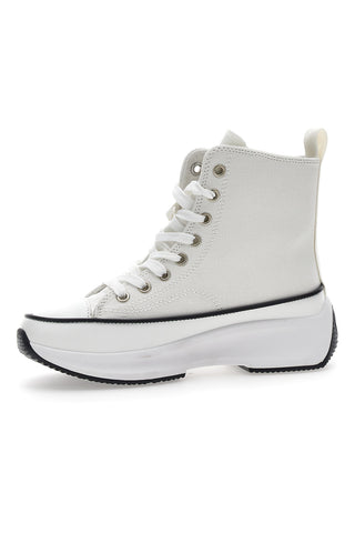 Renato Balestra 55601 Weiße Plateau-Sneaker