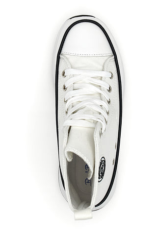 Renato Balestra 55601 Weiße Plateau-Sneaker