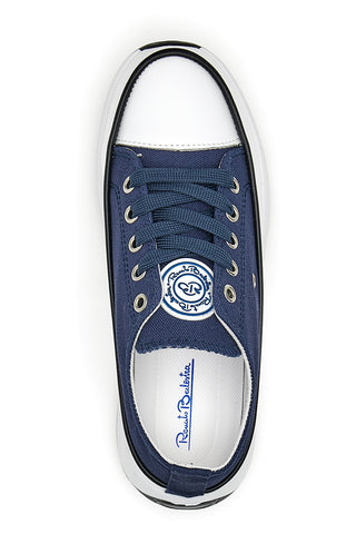 Renato Balestra 55604 Blaue Plateau-Sneaker