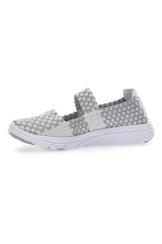 Sneakers Slip-on Overland 9610 Bianche e Grigie