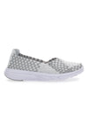 Sneakers Slip-on Overland 645 Bianche e Grigie