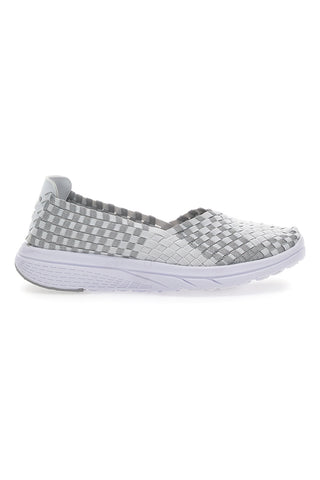 Sneakers Slip-on Overland 645 Bianche e Grigie