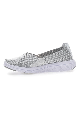 Sneakers Slip-on Overland 645 Bianche e Grigie