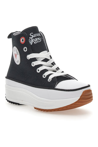 Sweet Years 8291 Mid Cut Sneakers Schwarz